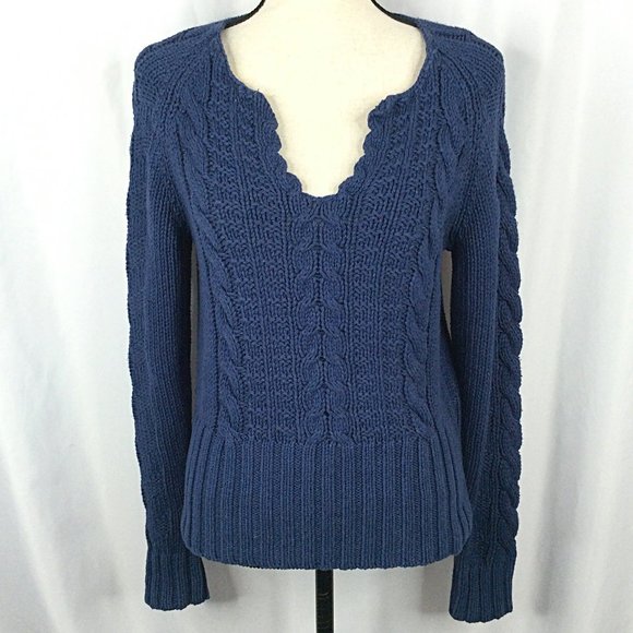 Tommy Hilfiger Sweaters - Tommy Hilfiger Cable Knit Sweater Crochet Chunky